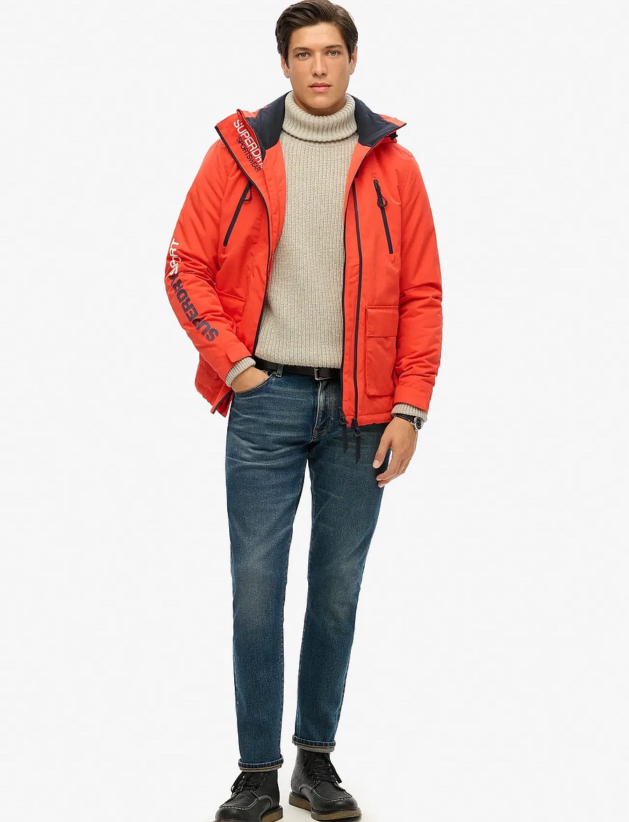 Superdry - HOODED ULTIMATE WINDBREAKER - sulejoped - bold orange - 2