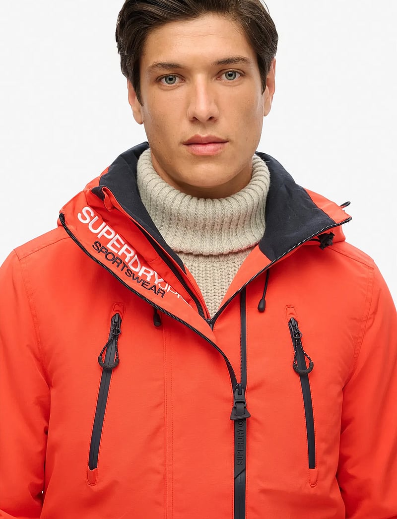 Superdry - HOODED ULTIMATE WINDBREAKER - vinterjackor - bold orange - 3