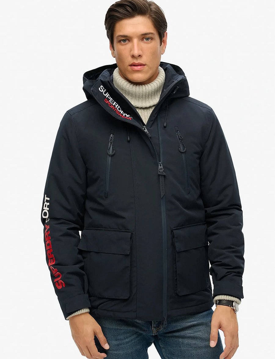 Superdry - HOODED ULTIMATE WINDBREAKER - sulejoped - eclipse navy - 4