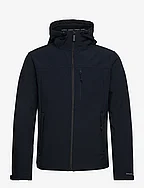 HOODED SOFT SHELL JACKET - ECLIPSE NAVY