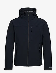 HOODED SOFT SHELL JACKET, Superdry
