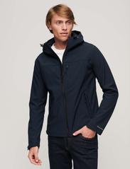 Superdry - HOODED SOFT SHELL JACKET - eclipse navy - 2