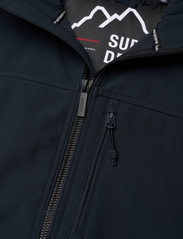 Superdry - HOODED SOFT SHELL JACKET - eclipse navy - 4