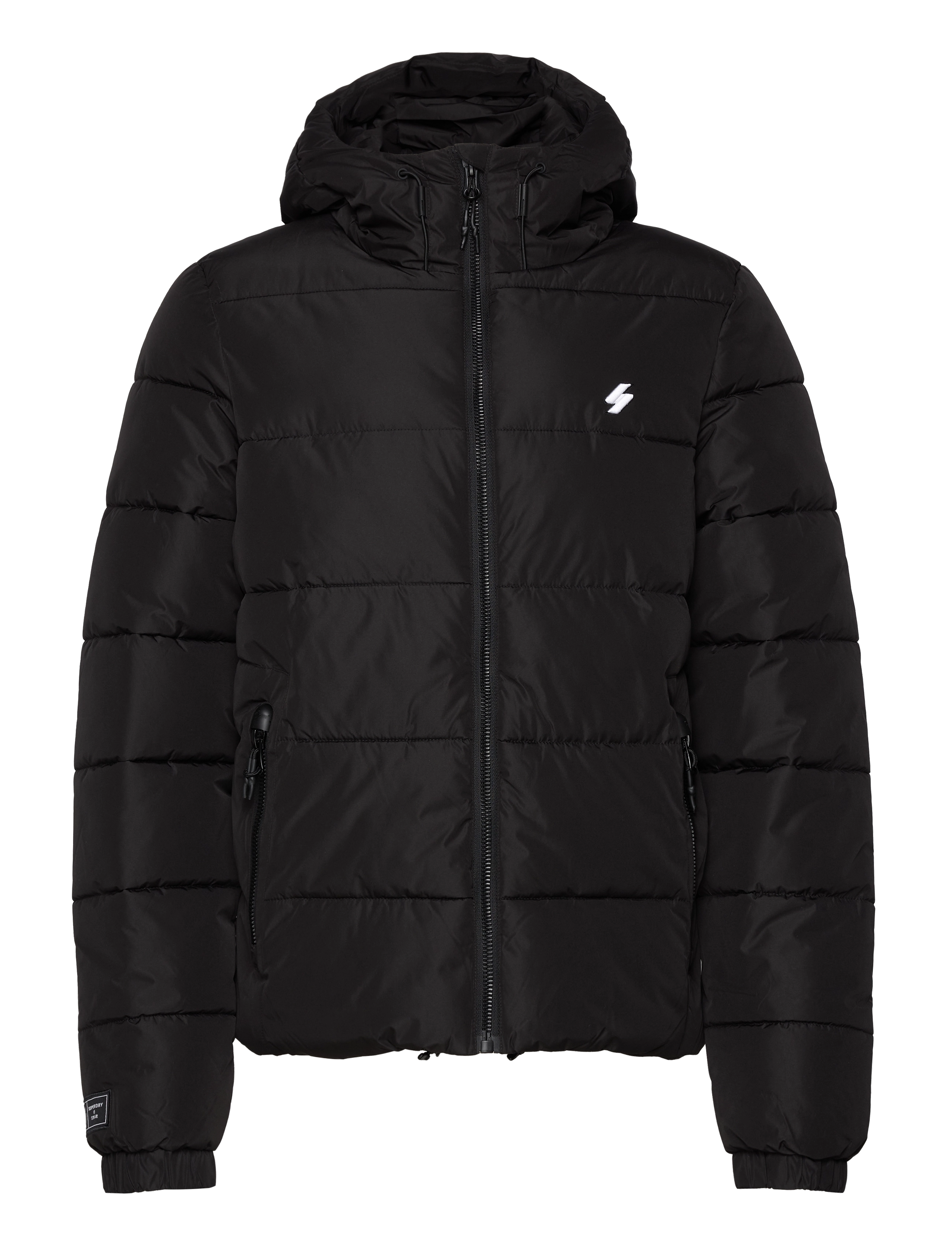 Superdry - HOODED SPORTS PUFFR JACKET - black - 1