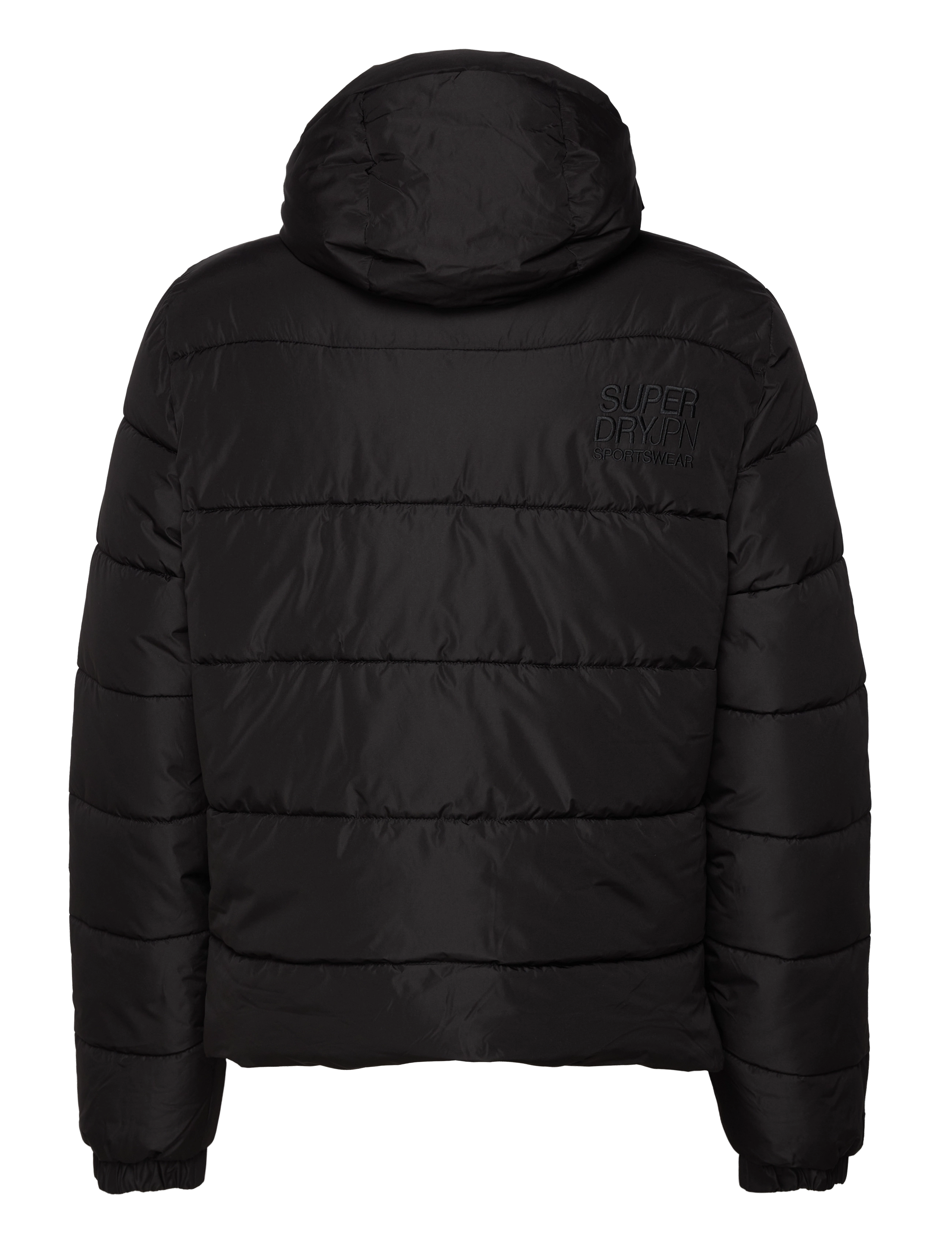 Superdry - HOODED SPORTS PUFFR JACKET - black - 2