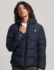 Superdry - HOODED SPORTS PUFFR JACKET - winter jackets - eclipse navy - 2