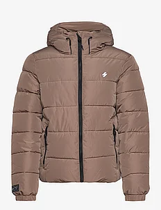 HOODED SPORTS PUFFR JACKET, Superdry