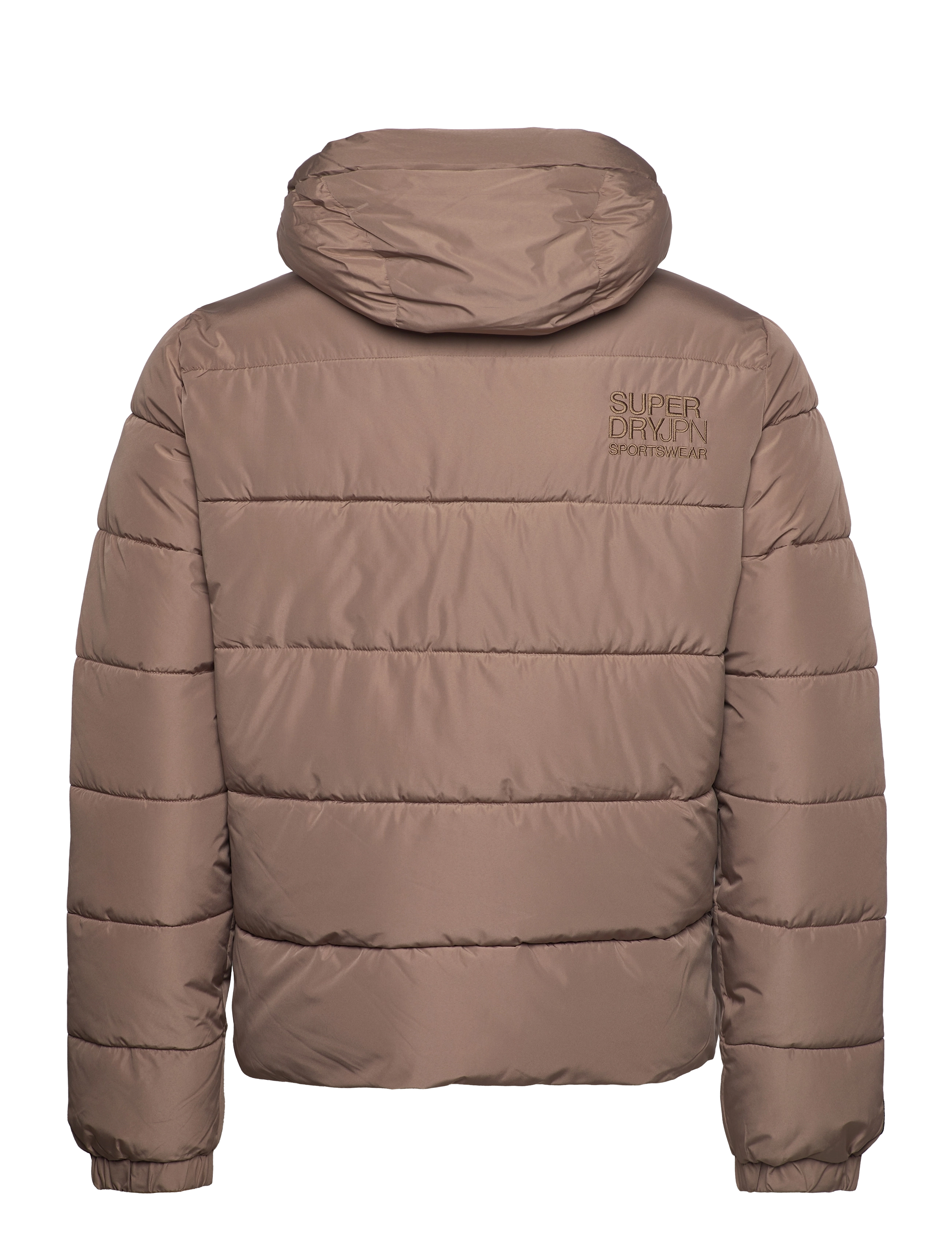 Superdry - HOODED SPORTS PUFFR JACKET - fossil brown - 2