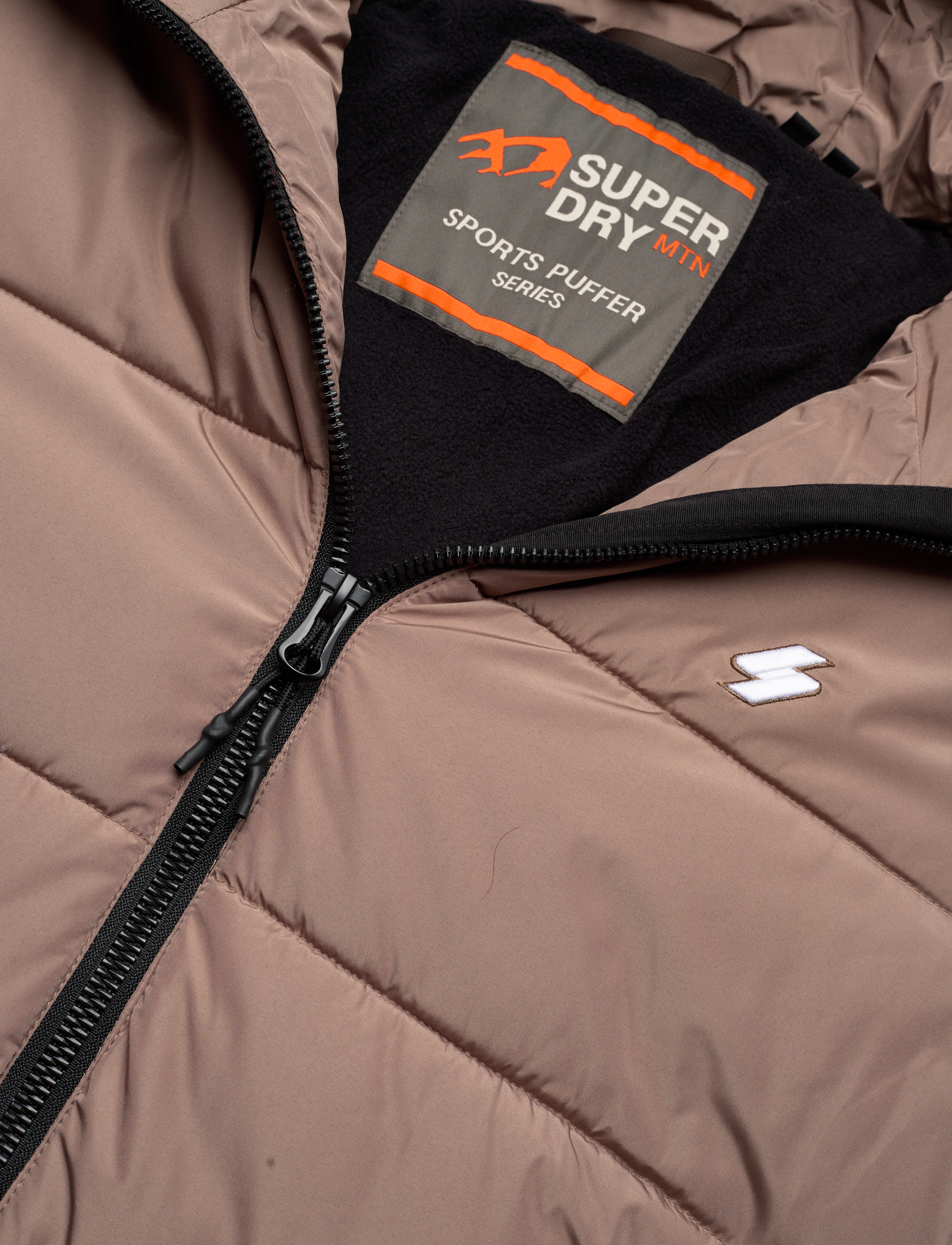 Superdry - HOODED SPORTS PUFFR JACKET - fossil brown - 4