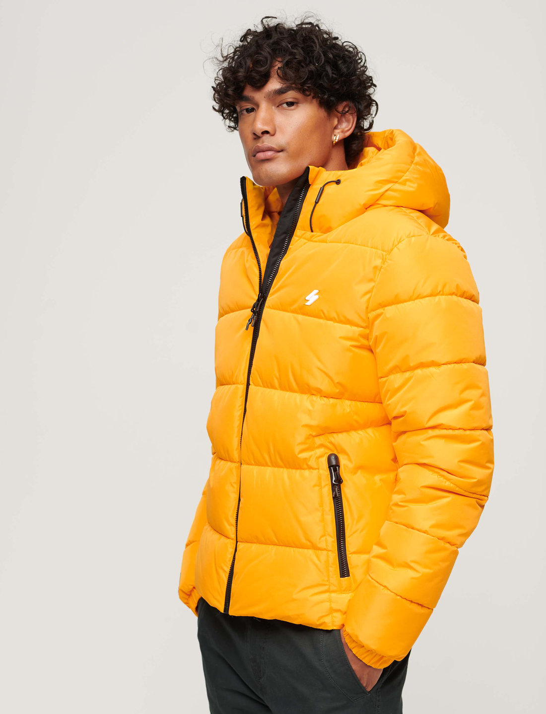 Superdry Hooded Sports Puffer Jacket - Men's Mens Jackets