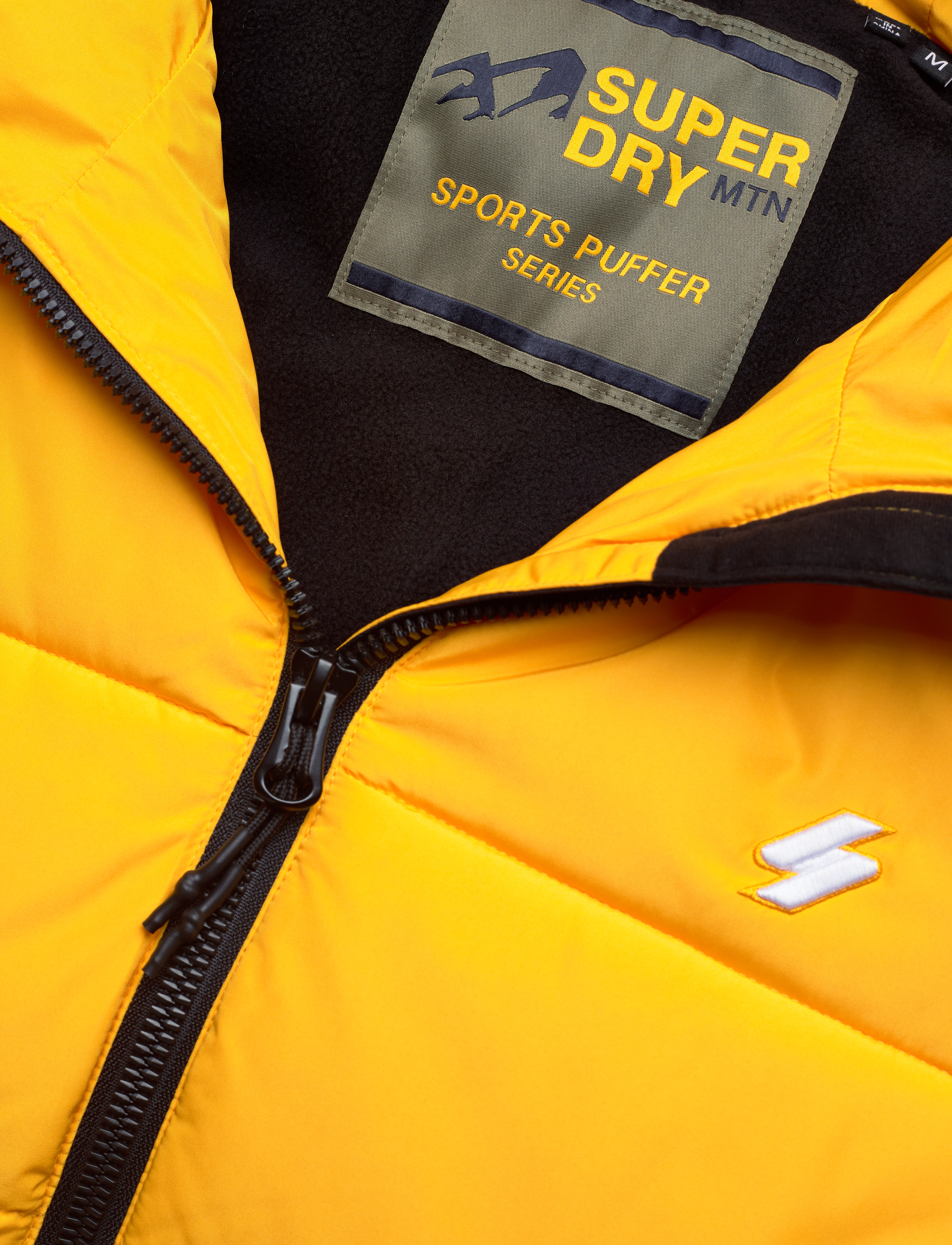 Superdry - HOODED SPORTS PUFFR JACKET - saffron yellow - 4