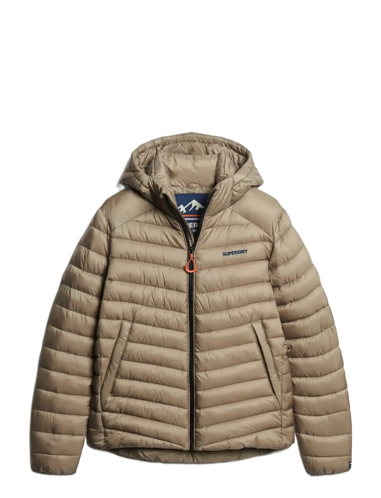 HOODED FUJI PADDED JACKET - DEEP BEIGE