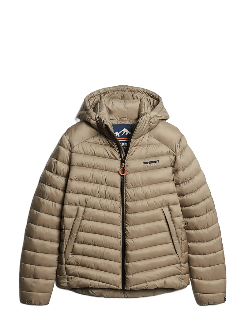 Superdry - HOODED FUJI PADDED JACKET - vinterjakker - deep beige - 1