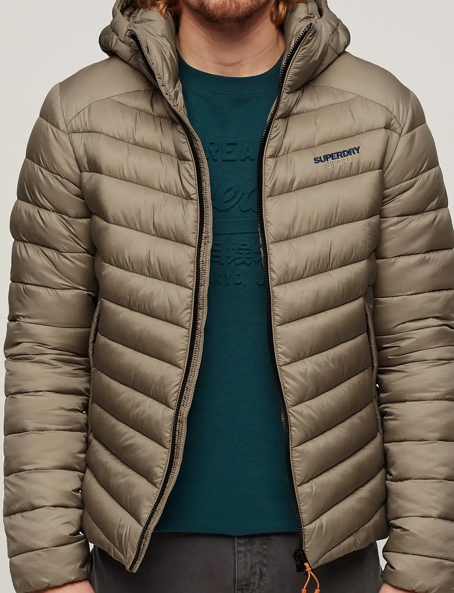 Superdry - HOODED FUJI PADDED JACKET - untuvatakit - deep beige - 5