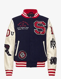 COLLEGE VARSITY PATCHED BOMBER, Superdry