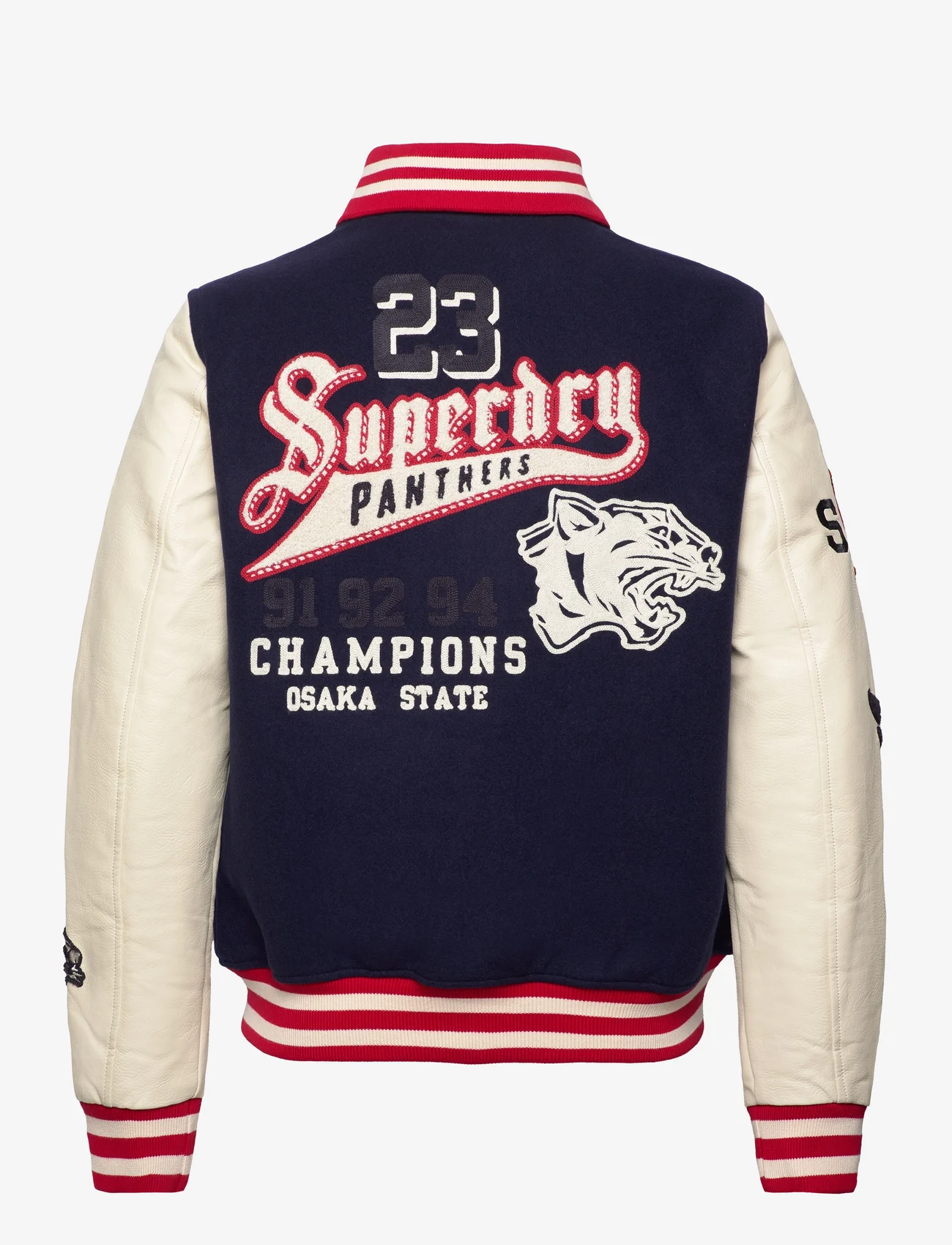 Superdry - COLLEGE VARSITY PATCHED BOMBER - atlantic navy - 1