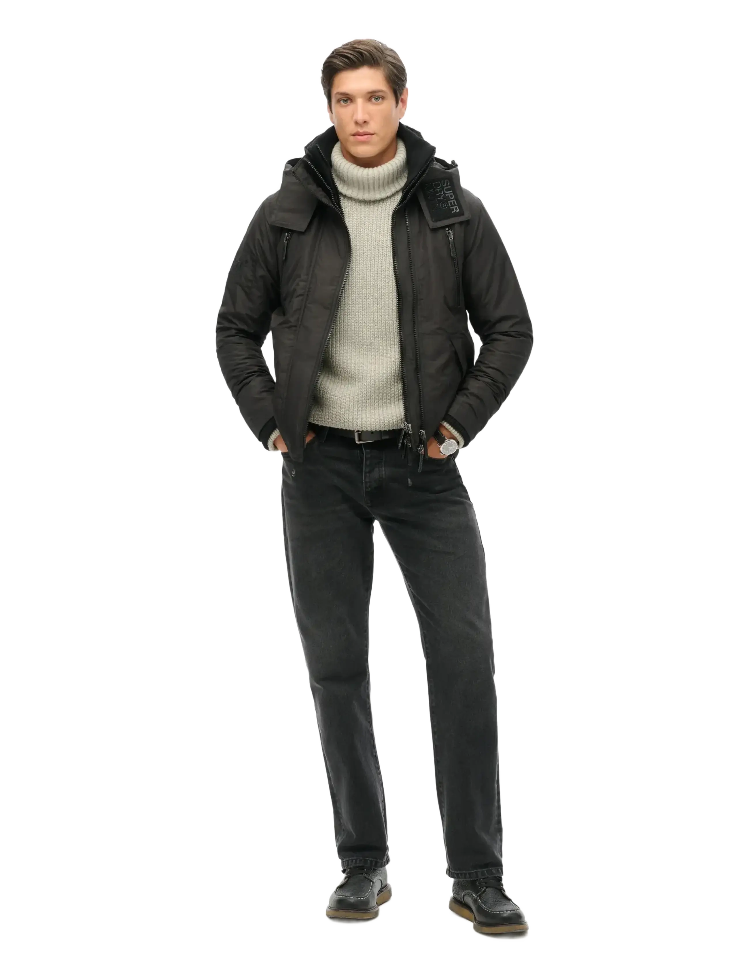 Superdry - MOUNTAIN WINDCHEATER - light jackets - black - 4