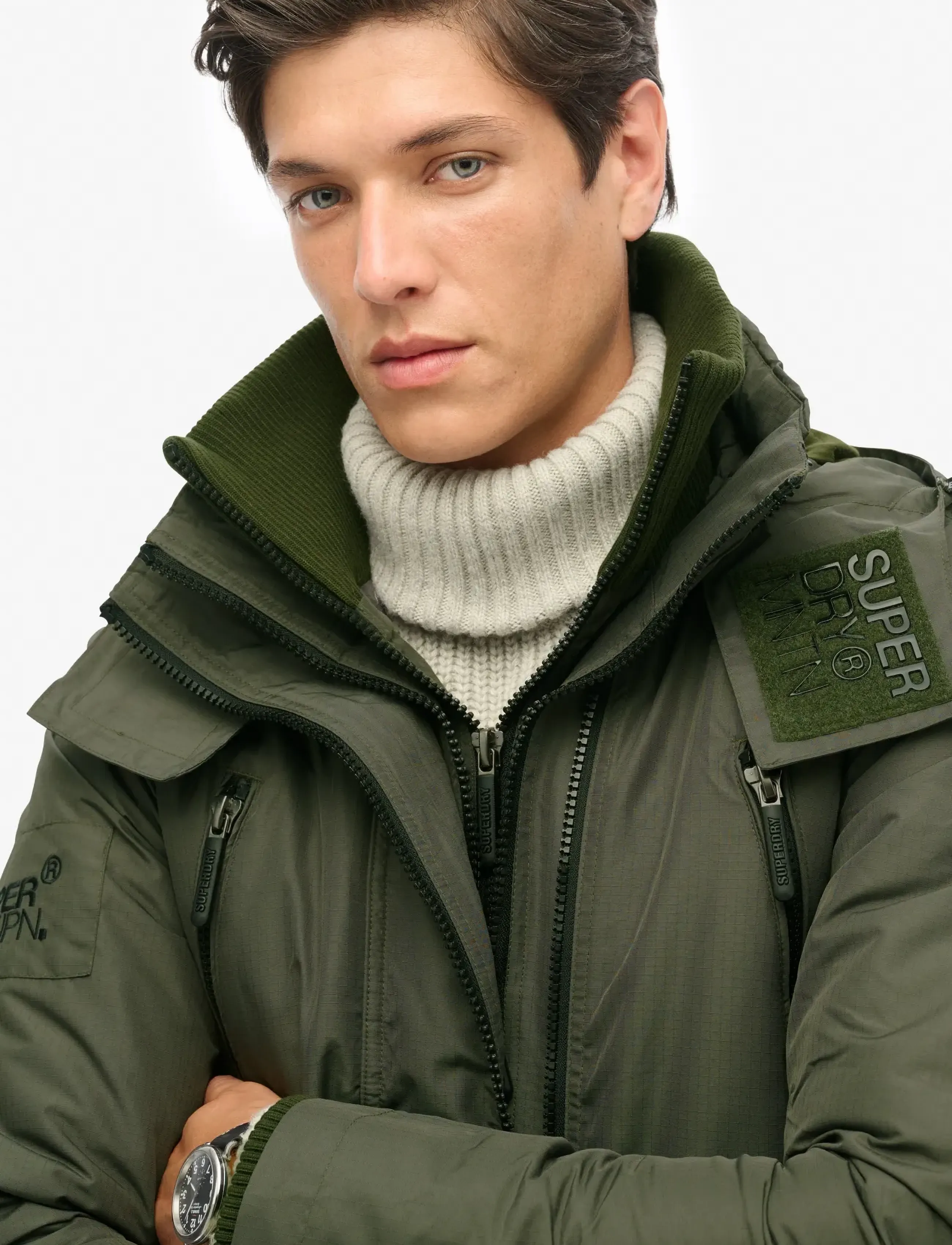Superdry - MOUNTAIN WINDCHEATER - friluftsjackor - surplus goods olive - 4