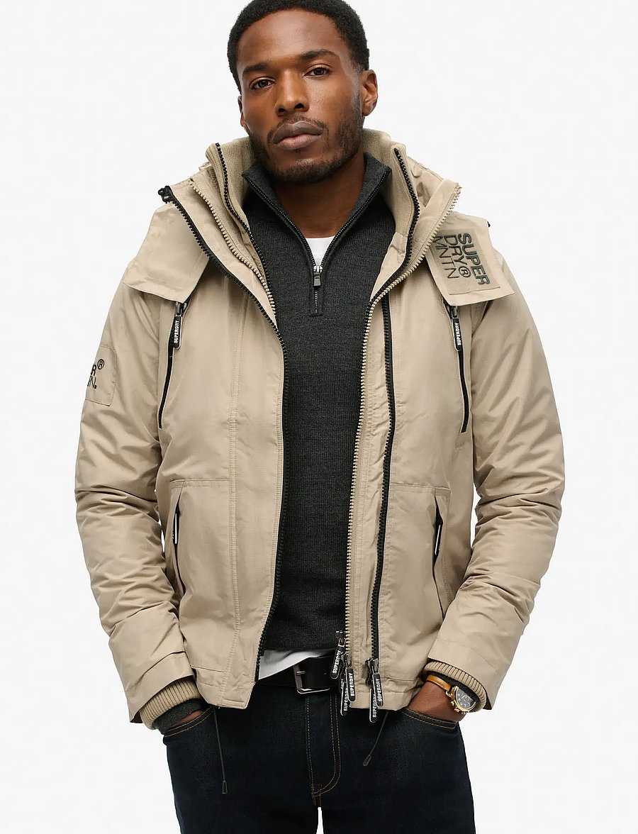 Superdry - MOUNTAIN WINDCHEATER - friluftsjakker - winter twig beige - 0