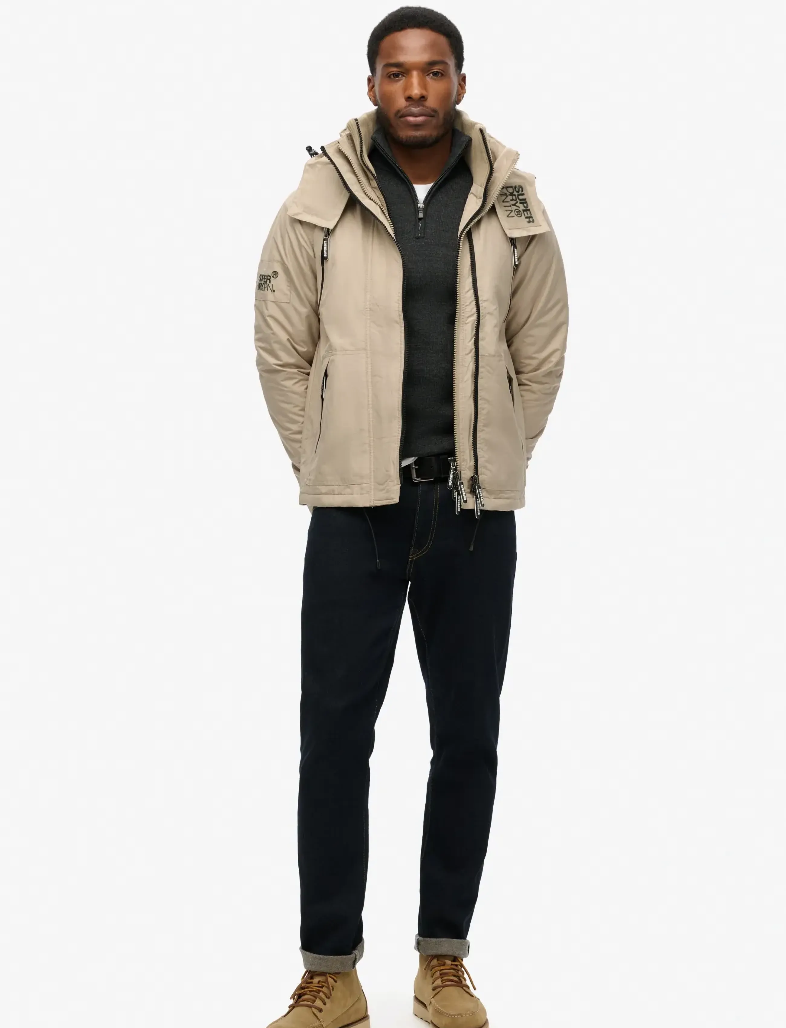 Superdry - MOUNTAIN WINDCHEATER - friluftsjakker - winter twig beige - 2