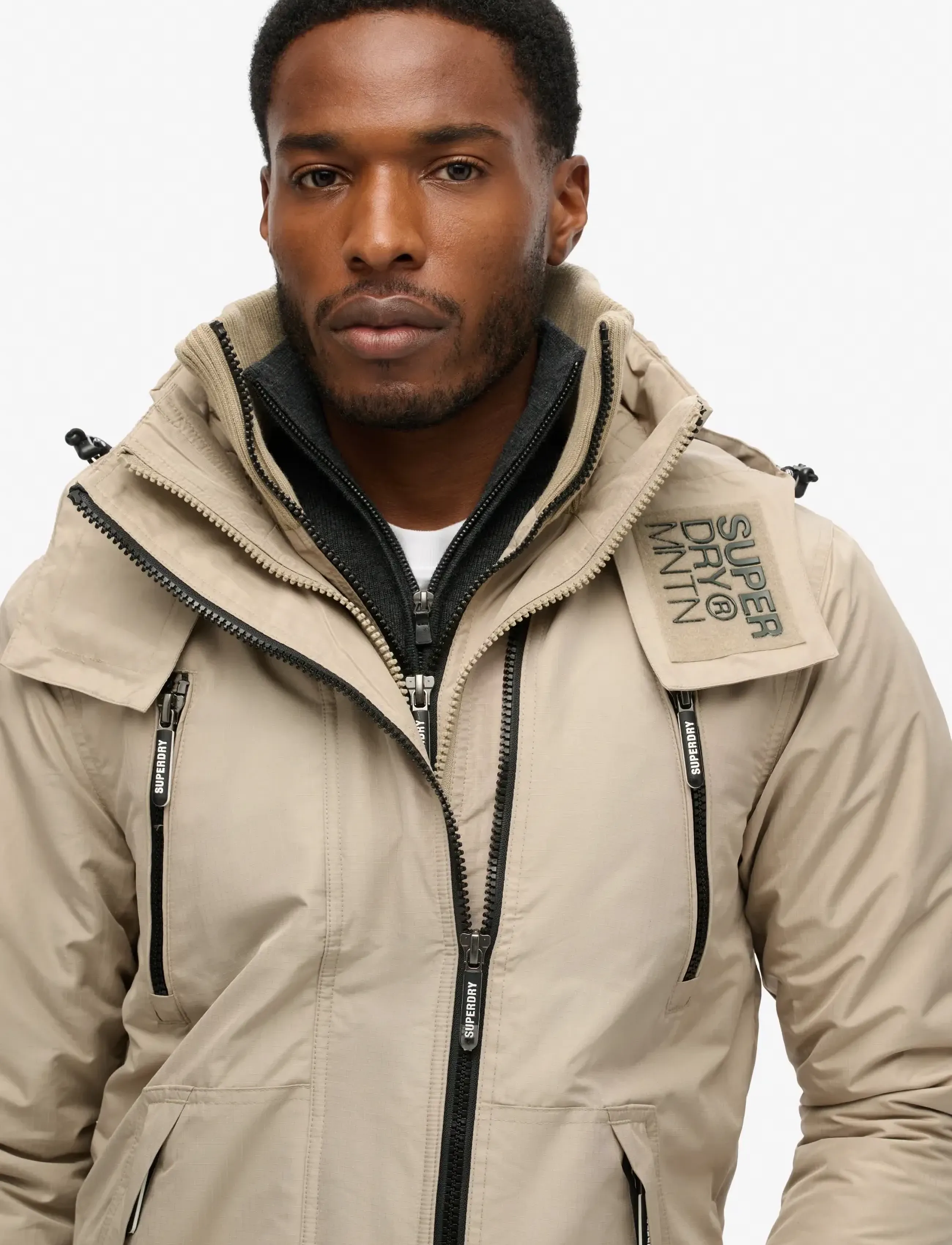 Superdry - MOUNTAIN WINDCHEATER - friluftsjakker - winter twig beige - 4