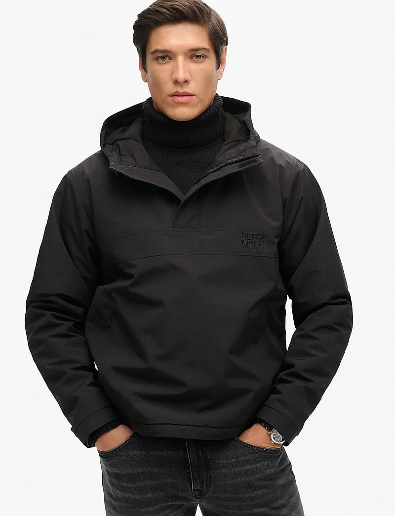 Superdry - SURPLUS OVERHEAD JACKET - herbstjacken - jet black - 0