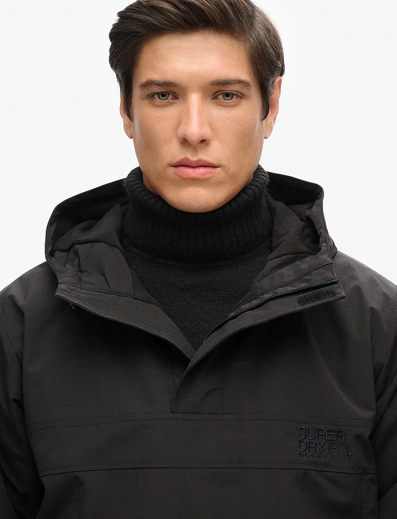 Superdry - SURPLUS OVERHEAD JACKET - herbstjacken - jet black - 3