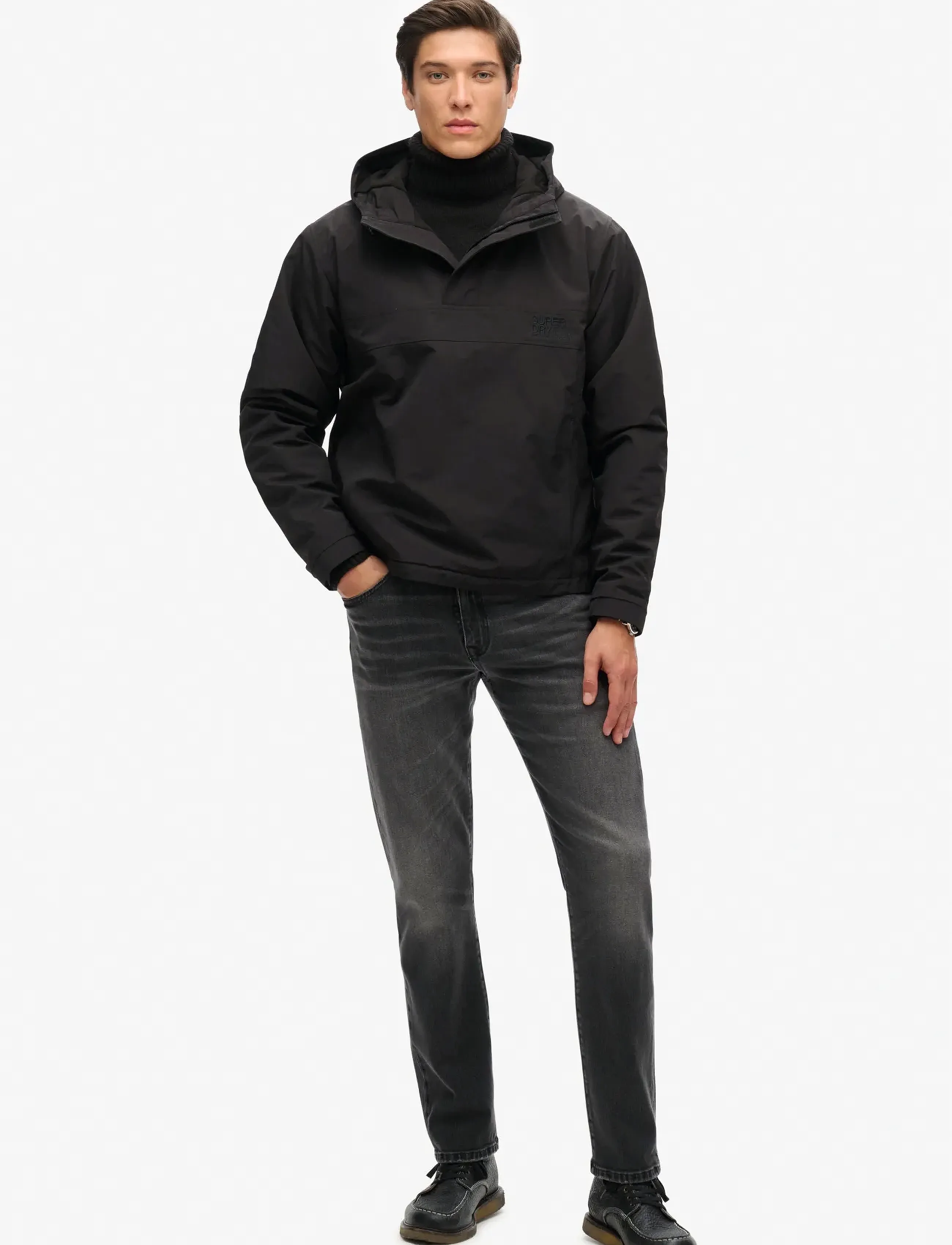 Superdry - SURPLUS OVERHEAD JACKET - jet black - 5