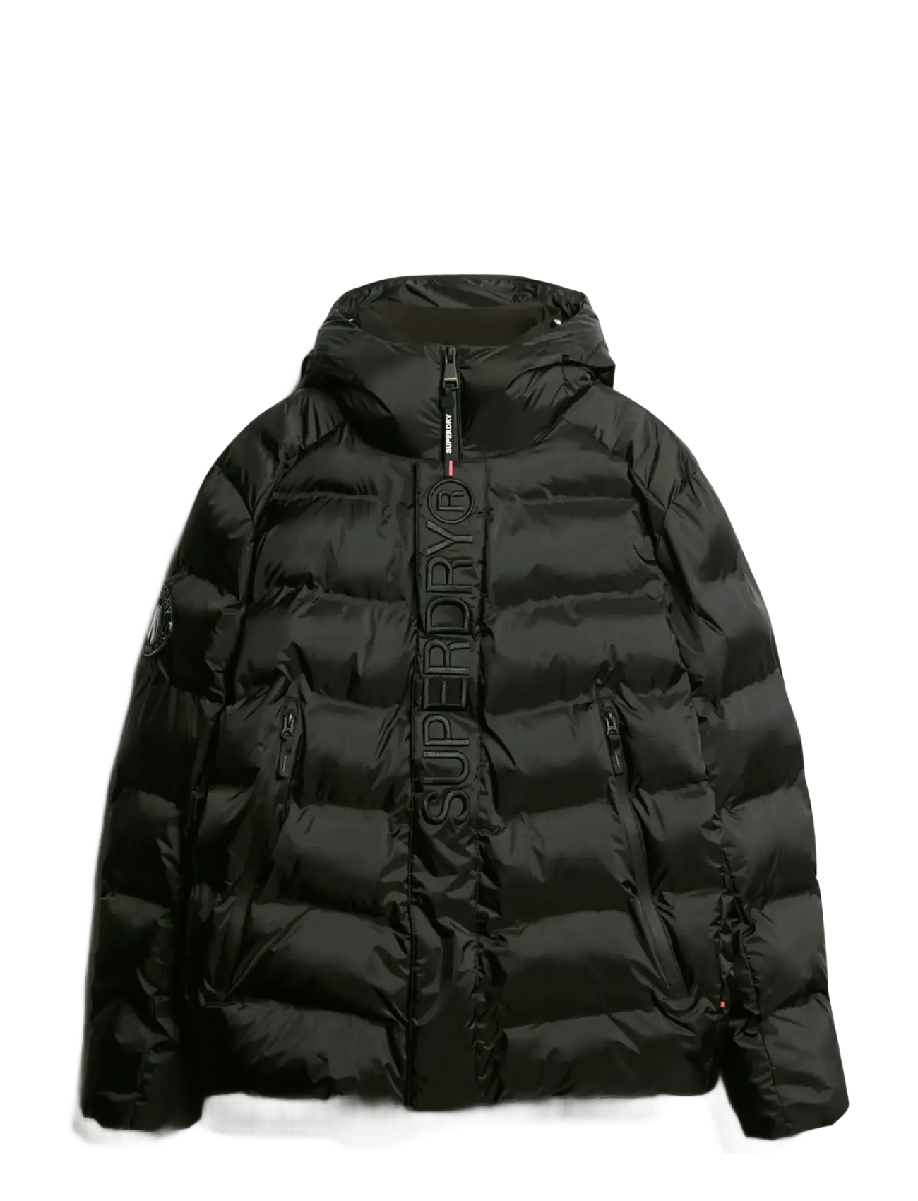 Superdry - HOODED CITY GRAPHIC PUFFER JKT - black - 1