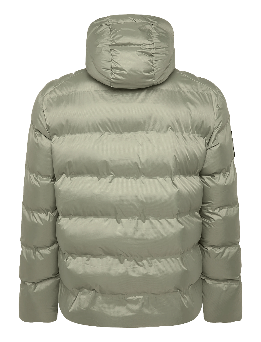 Superdry - HOODED CITY GRAPHIC PUFFER JKT - herbstjacken - seagrass green - 2