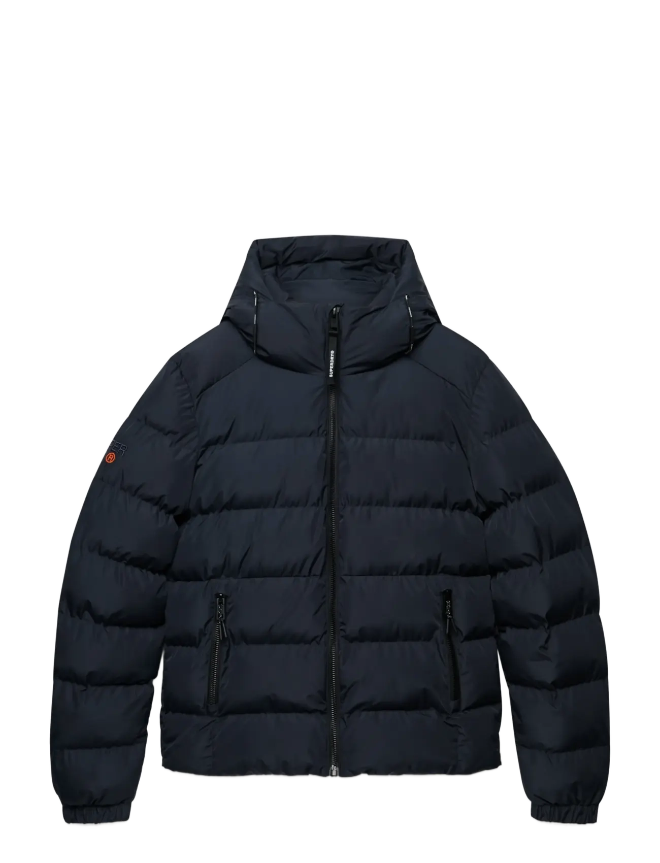 Superdry - HOODED SPORTS PUFFER JACKET - dunjackor - eclipse navy/eclipse navy - 1