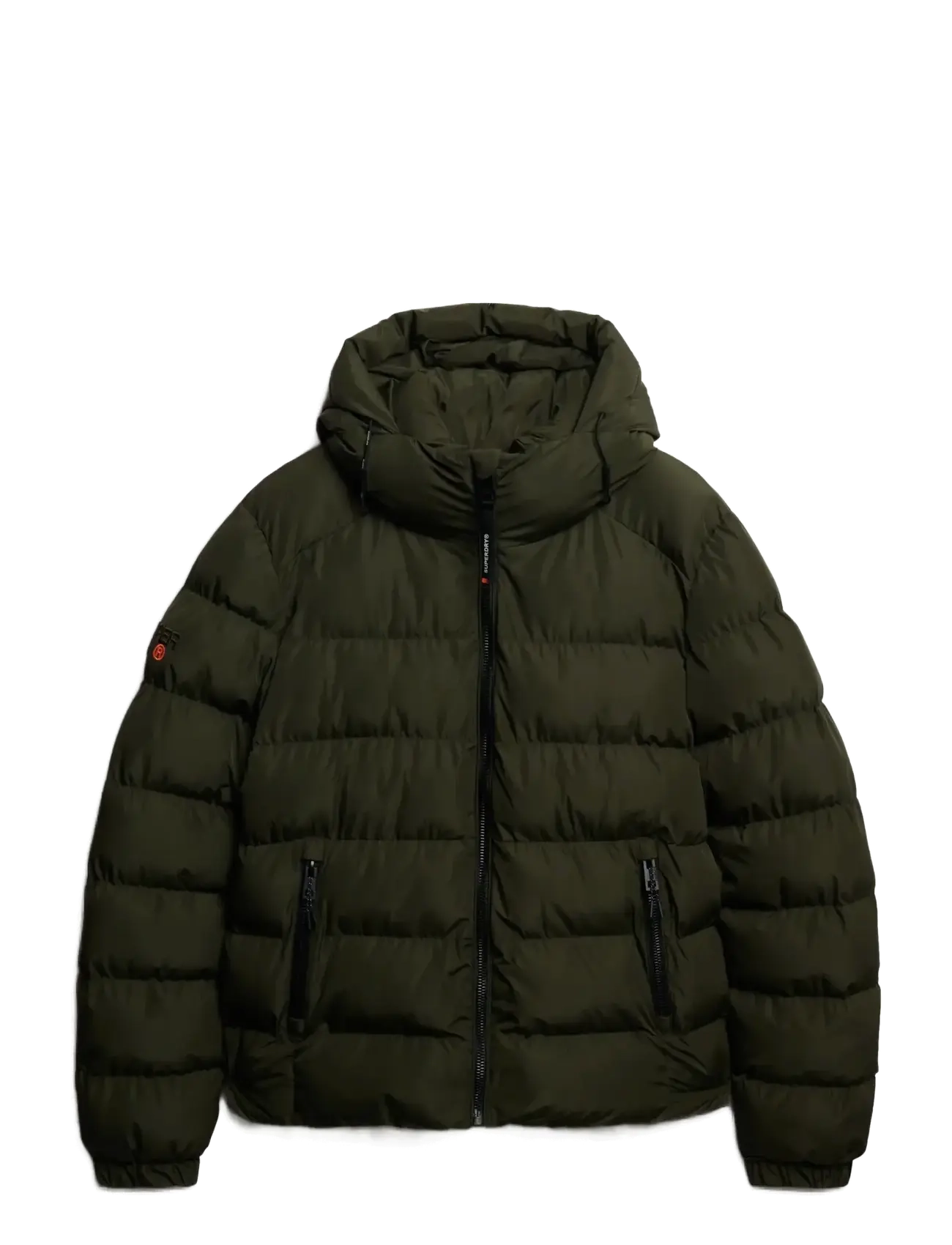 SUPERDRY Hooded Sport Puffer Jacke Khaki - XL - Herren