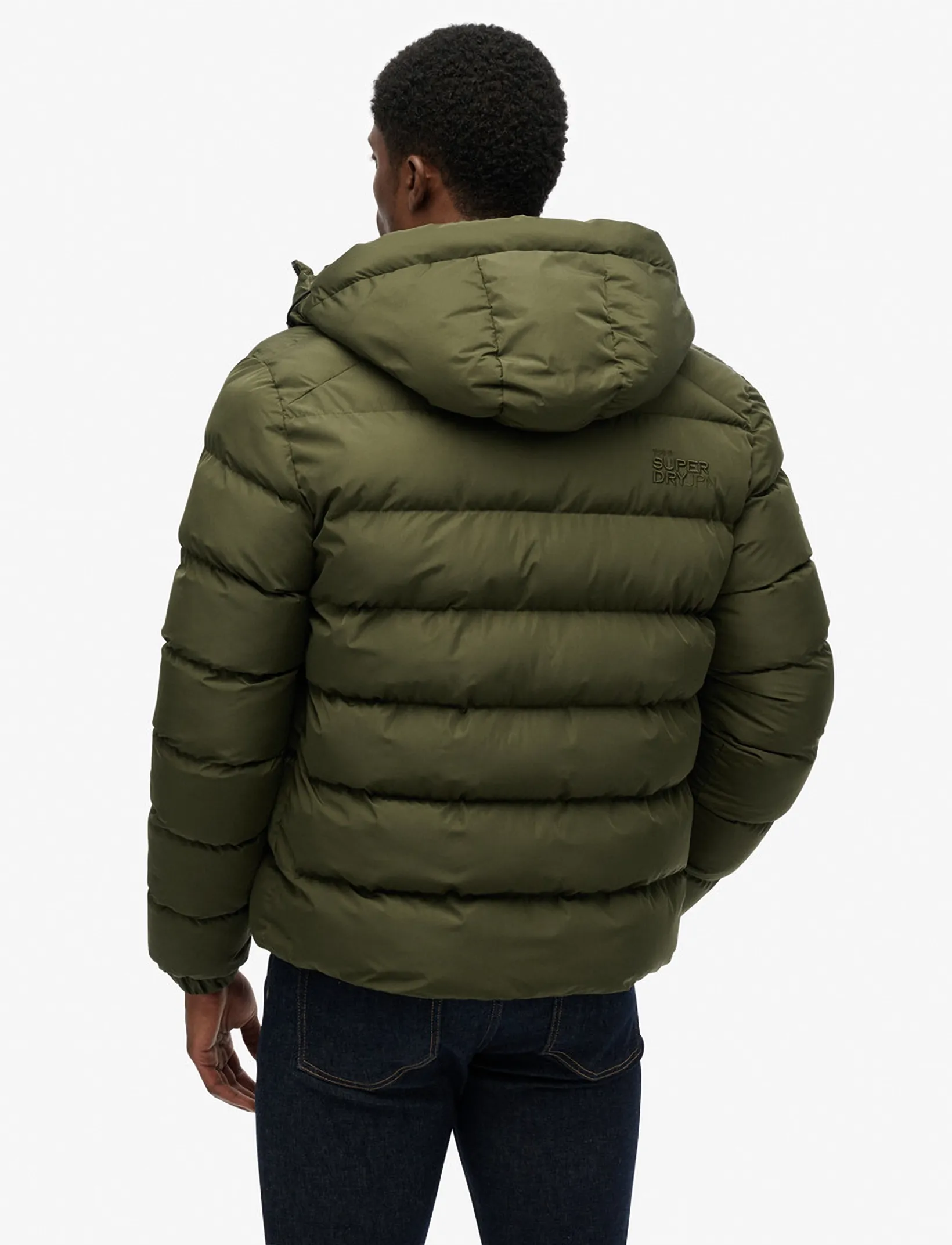 Superdry - HOODED SPORTS PUFFER JACKET - dunjakker - army khaki/army khaki - 2