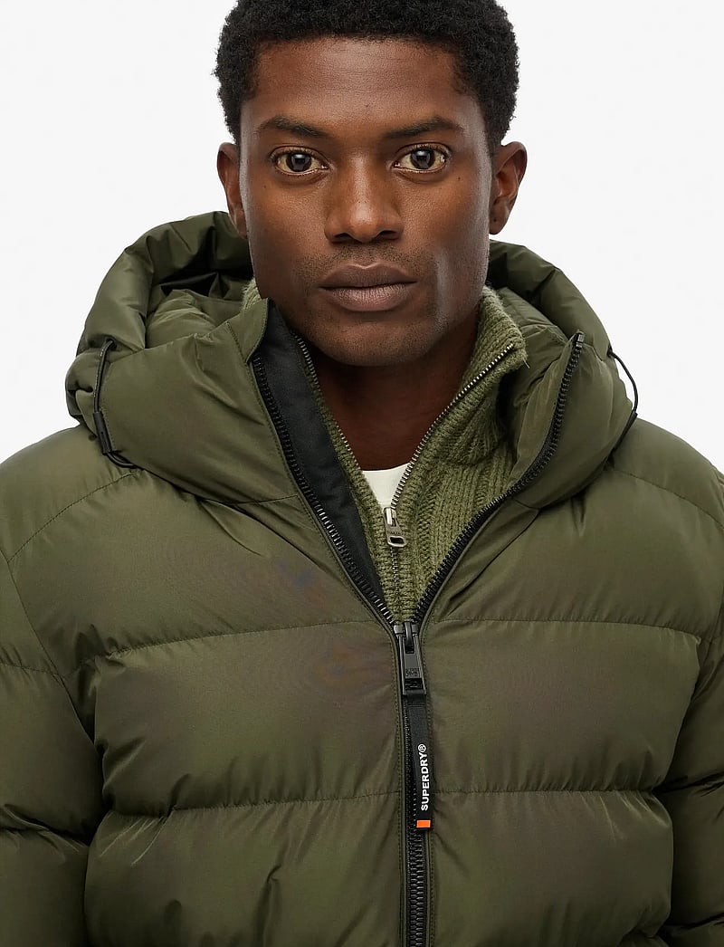 Superdry - HOODED SPORTS PUFFER JACKET - vinterjakker - army khaki/army khaki - 2