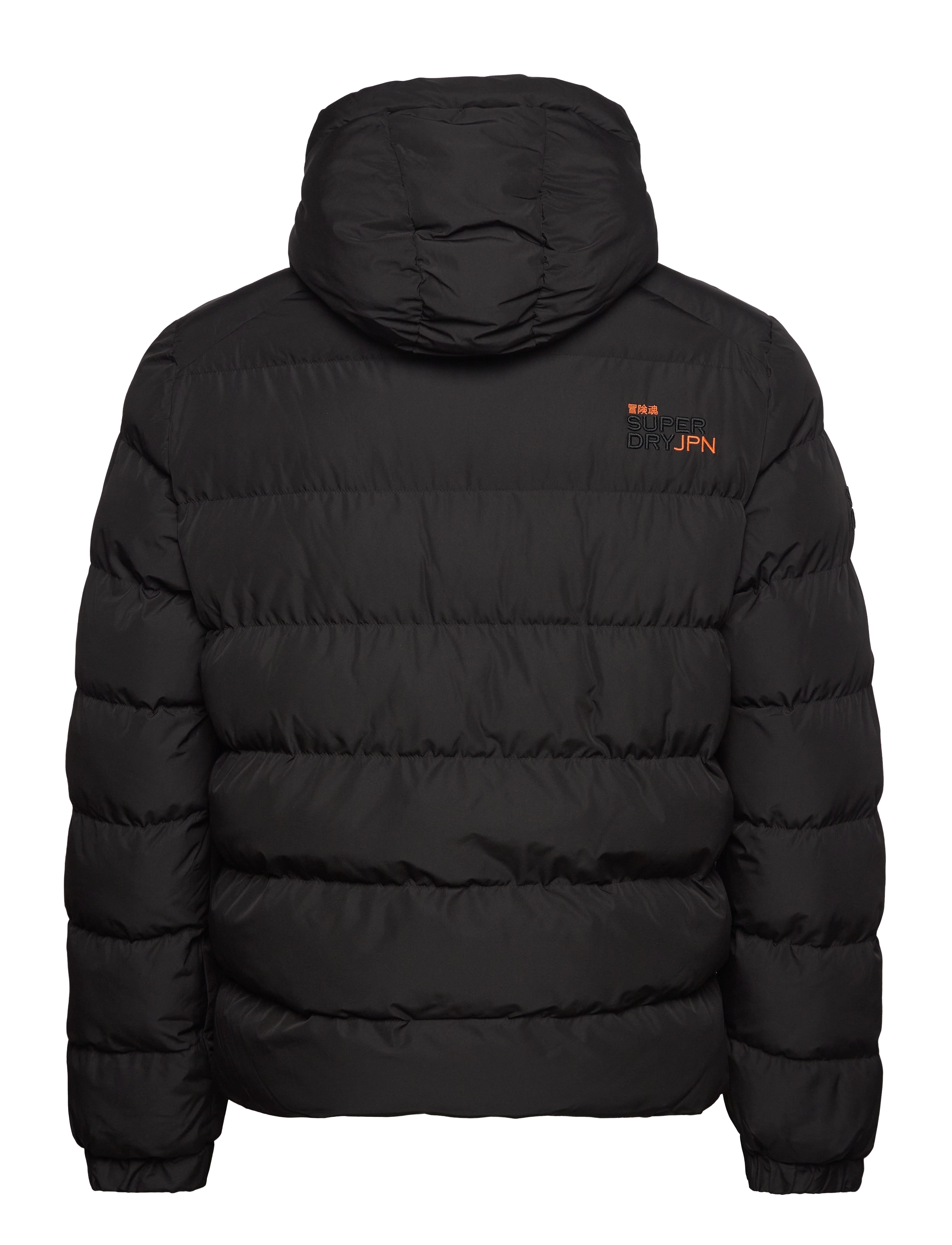 Superdry - HOODED SPORTS PUFFER JACKET - vinterjakker - black - 1
