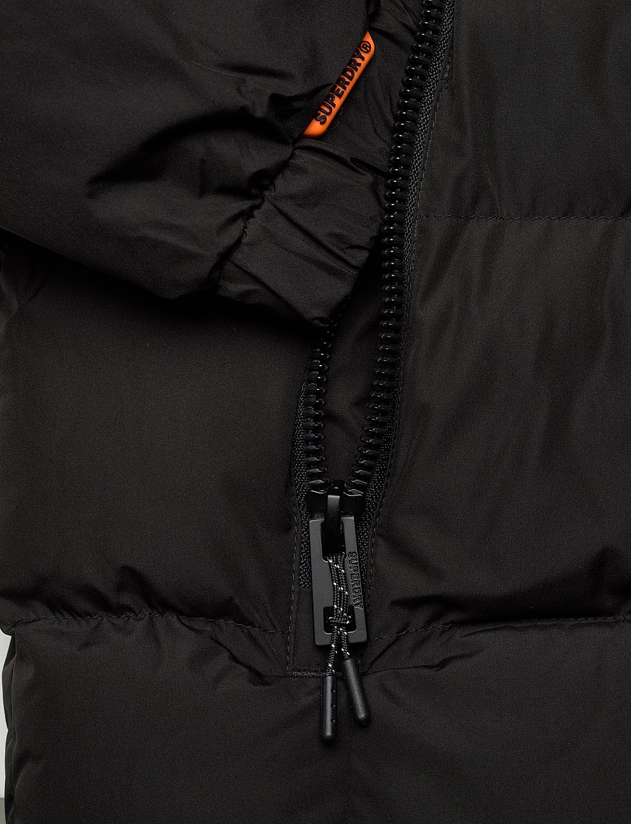 Superdry - HOODED SPORTS PUFFER JACKET - winterjacken - black - 4