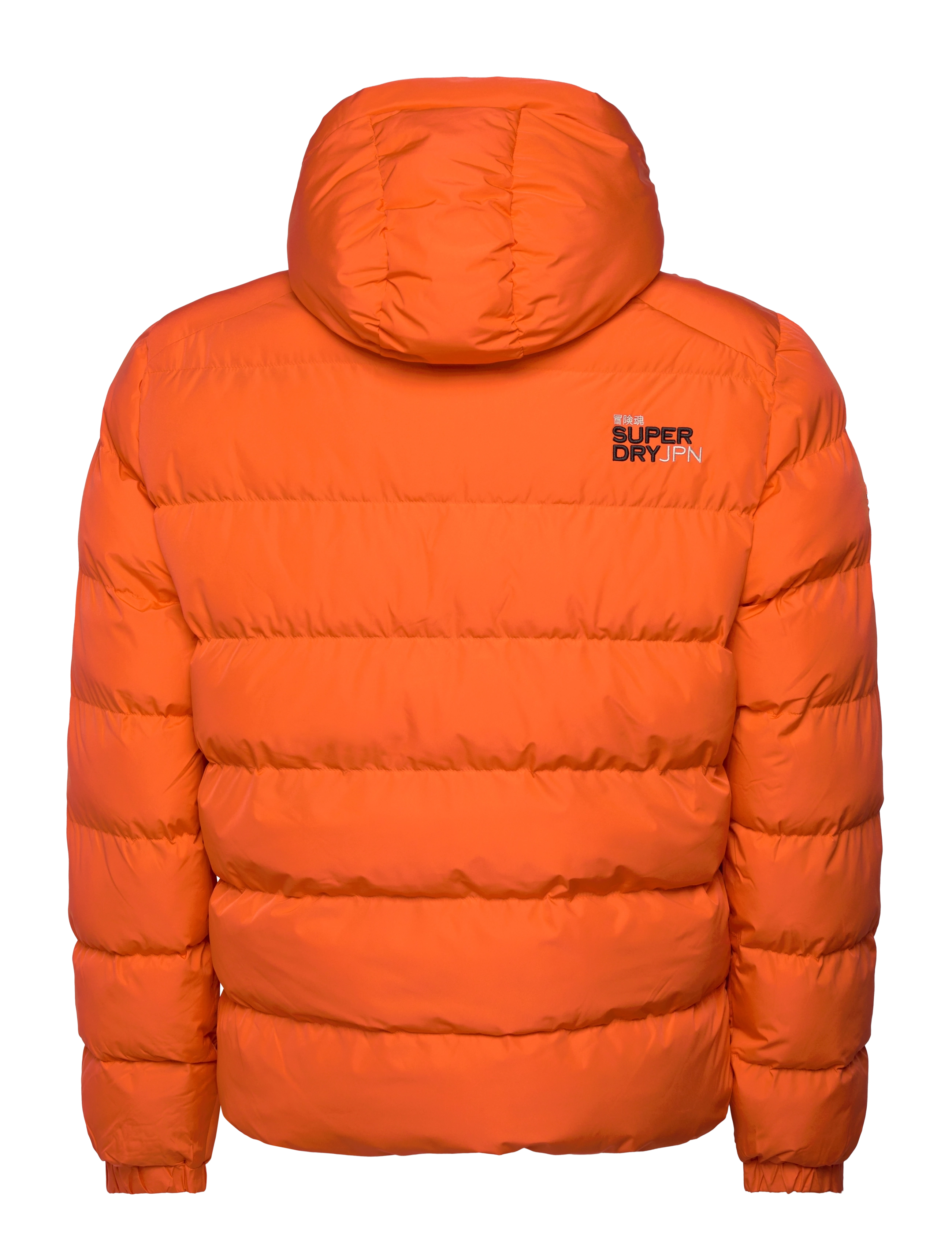 Superdry - HOODED SPORTS PUFFER JACKET - vinterjakker - flame orange - 2