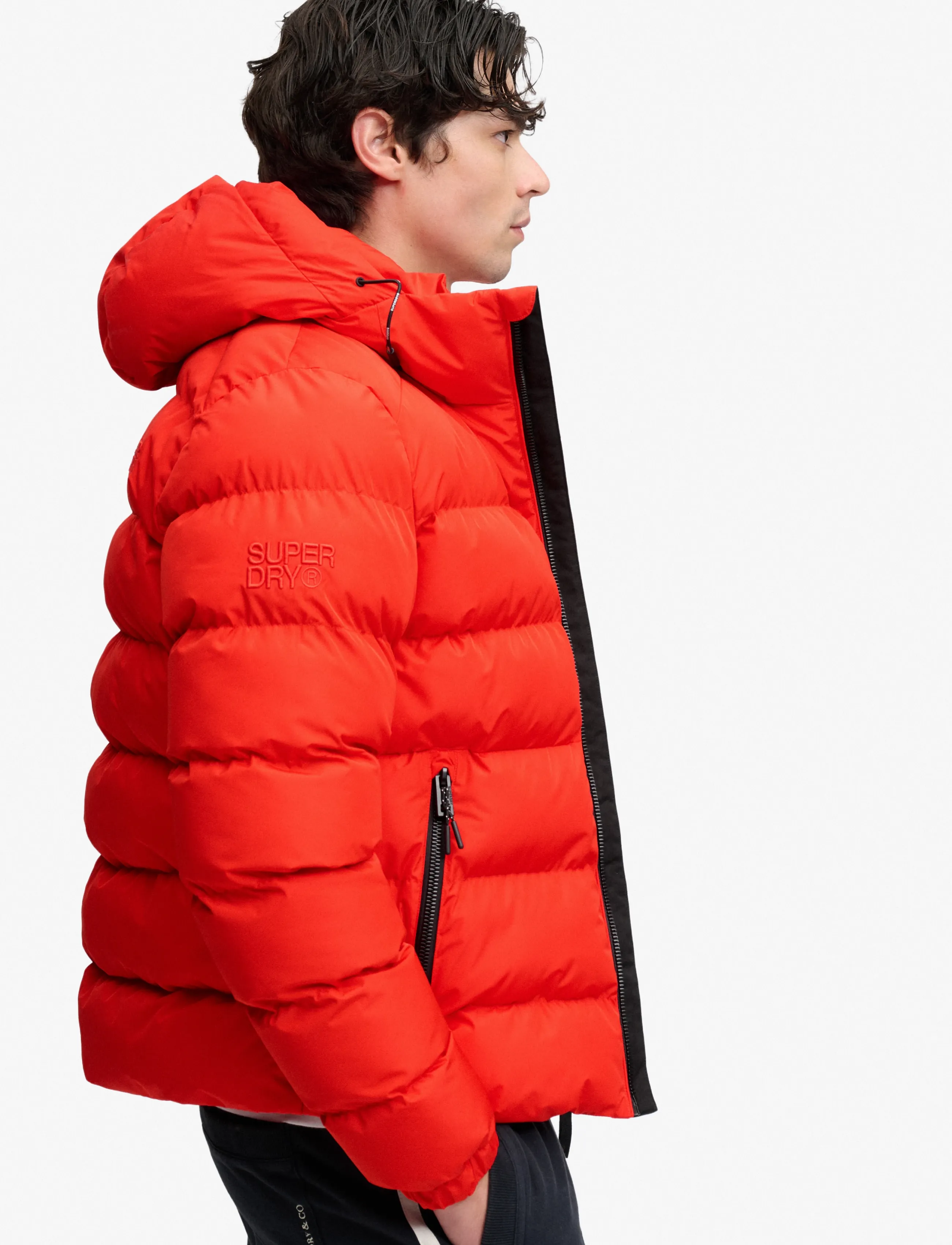 Superdry Hooded Sports Puffer Jacket dunjackor herr – bild 5