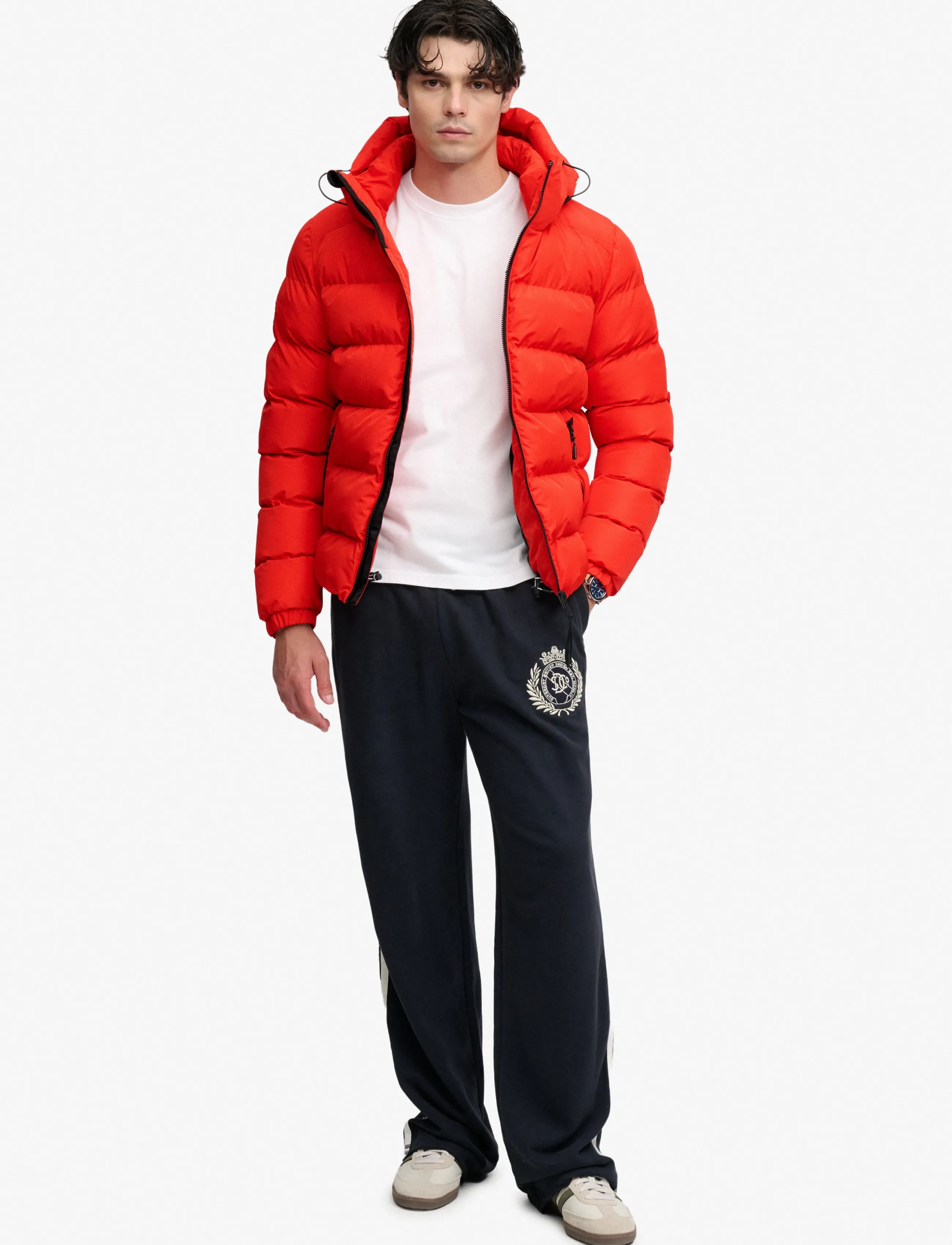 Superdry Hooded Sports Puffer Jacket dunjackor herr – bild 6