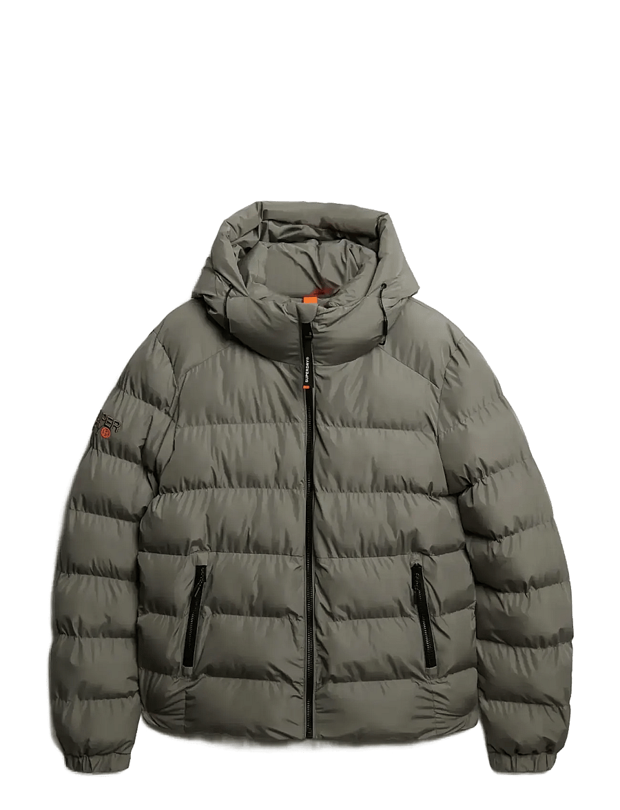 Superdry - HOODED SPORTS PUFFER JACKET - voodriga joped - light khaki green - 1