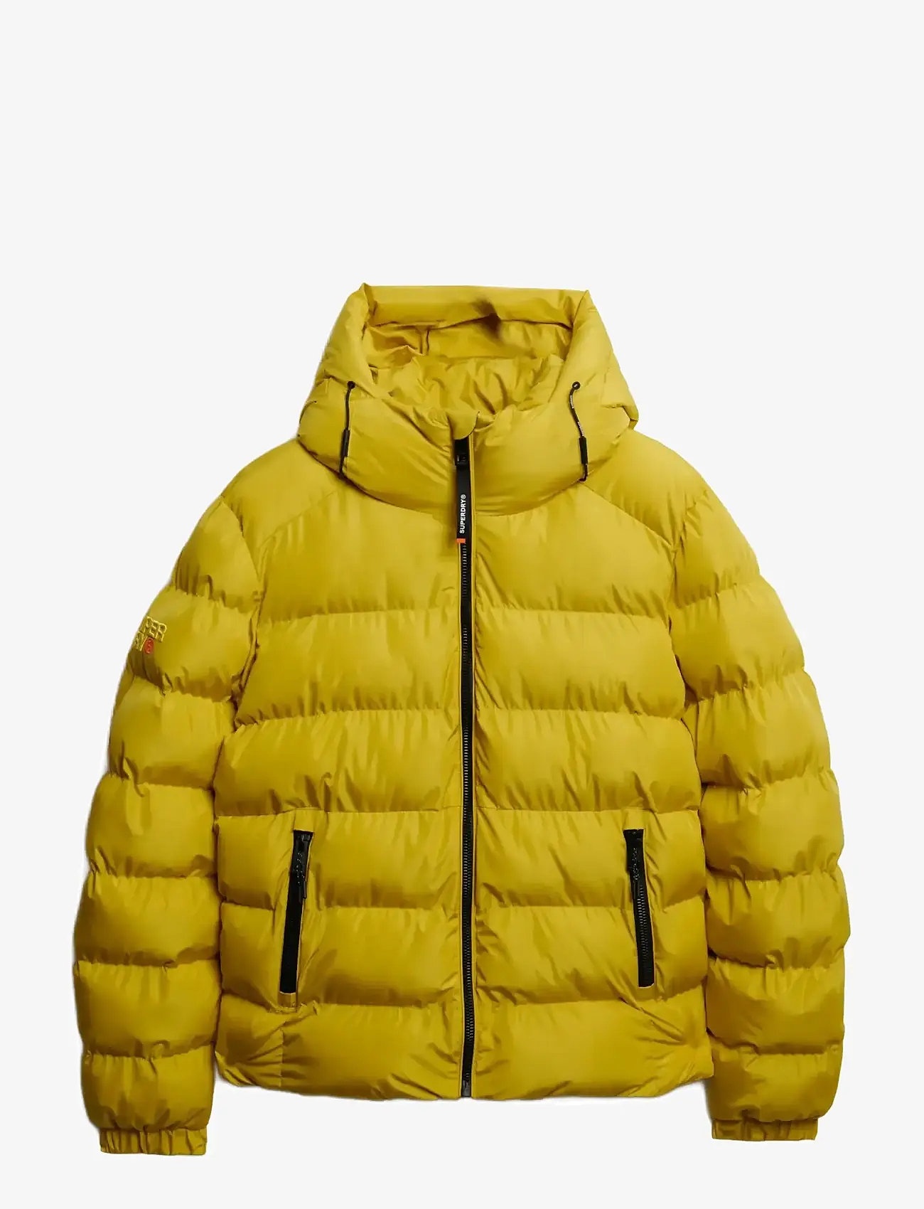Superdry - HOODED SPORTS PUFFER JACKET - talvejoped - wax yellow - 1