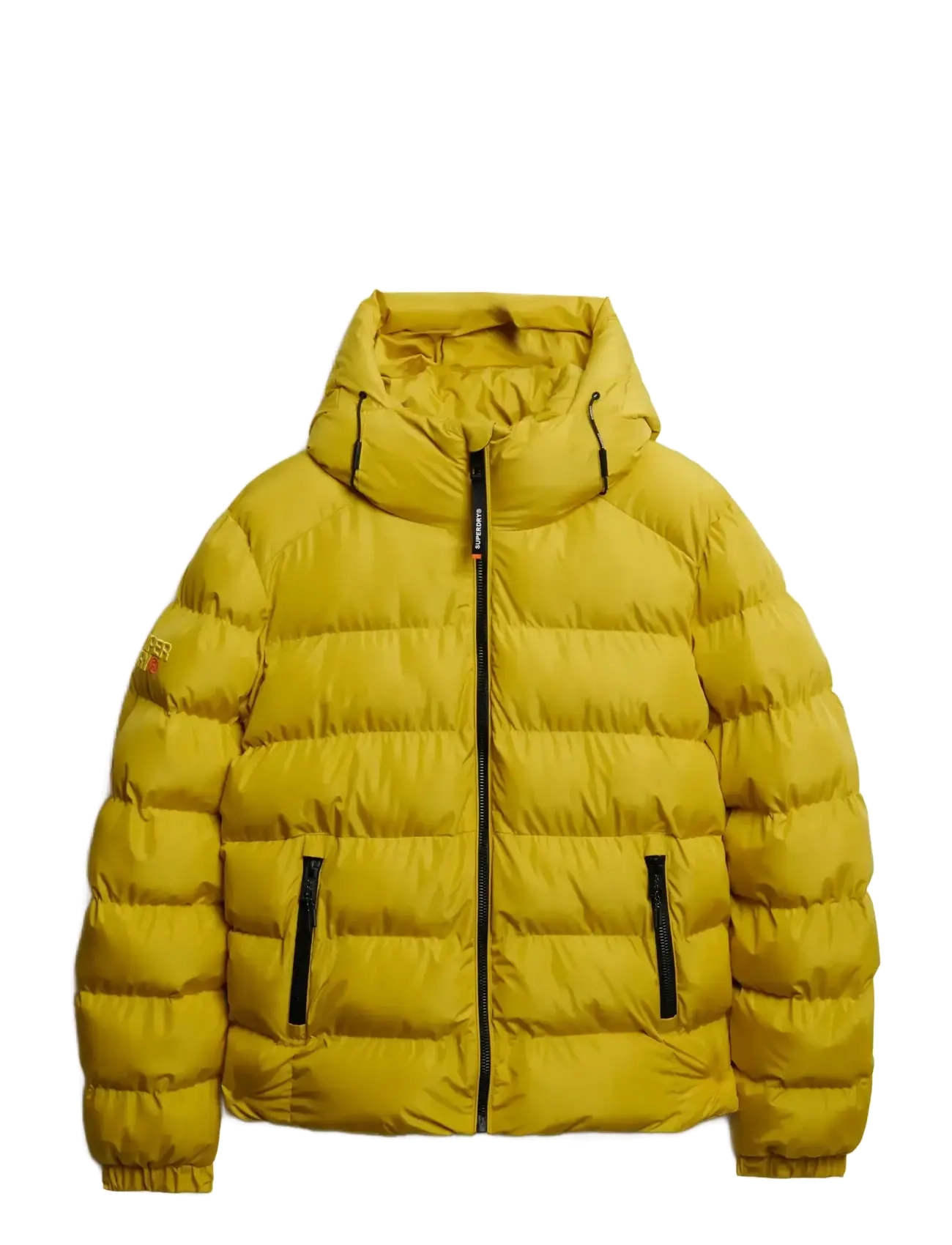 Superdry HOODED SPORTS PUFFER JACKET - Vaatteet - WAX YELLOW / yellow