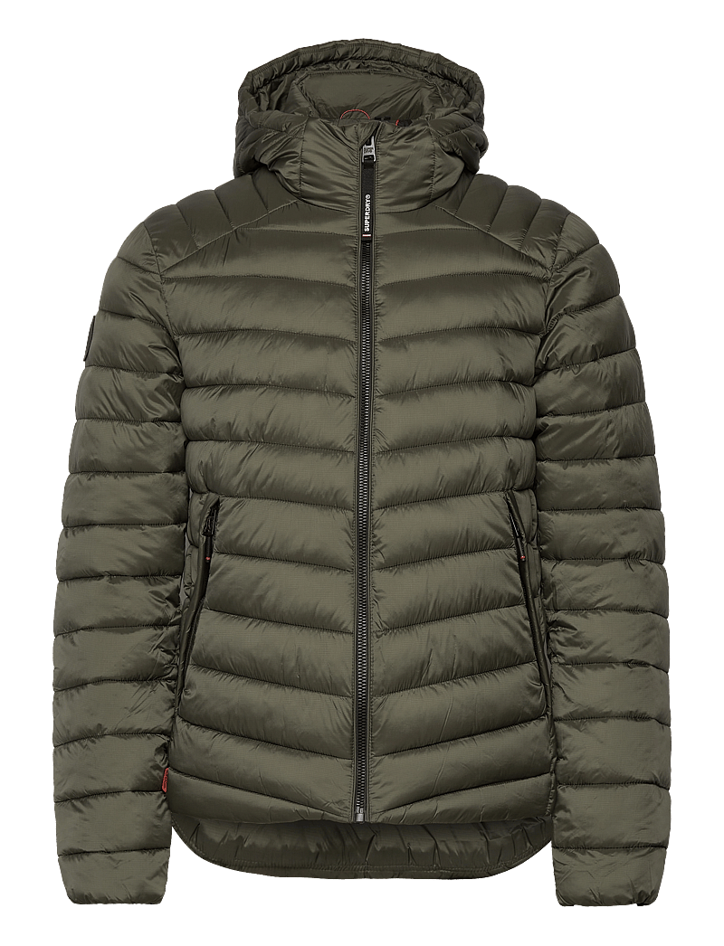 Superdry - HOODED FUJI SPORT PADDED JKT - herbstjacken - army khaki - 1