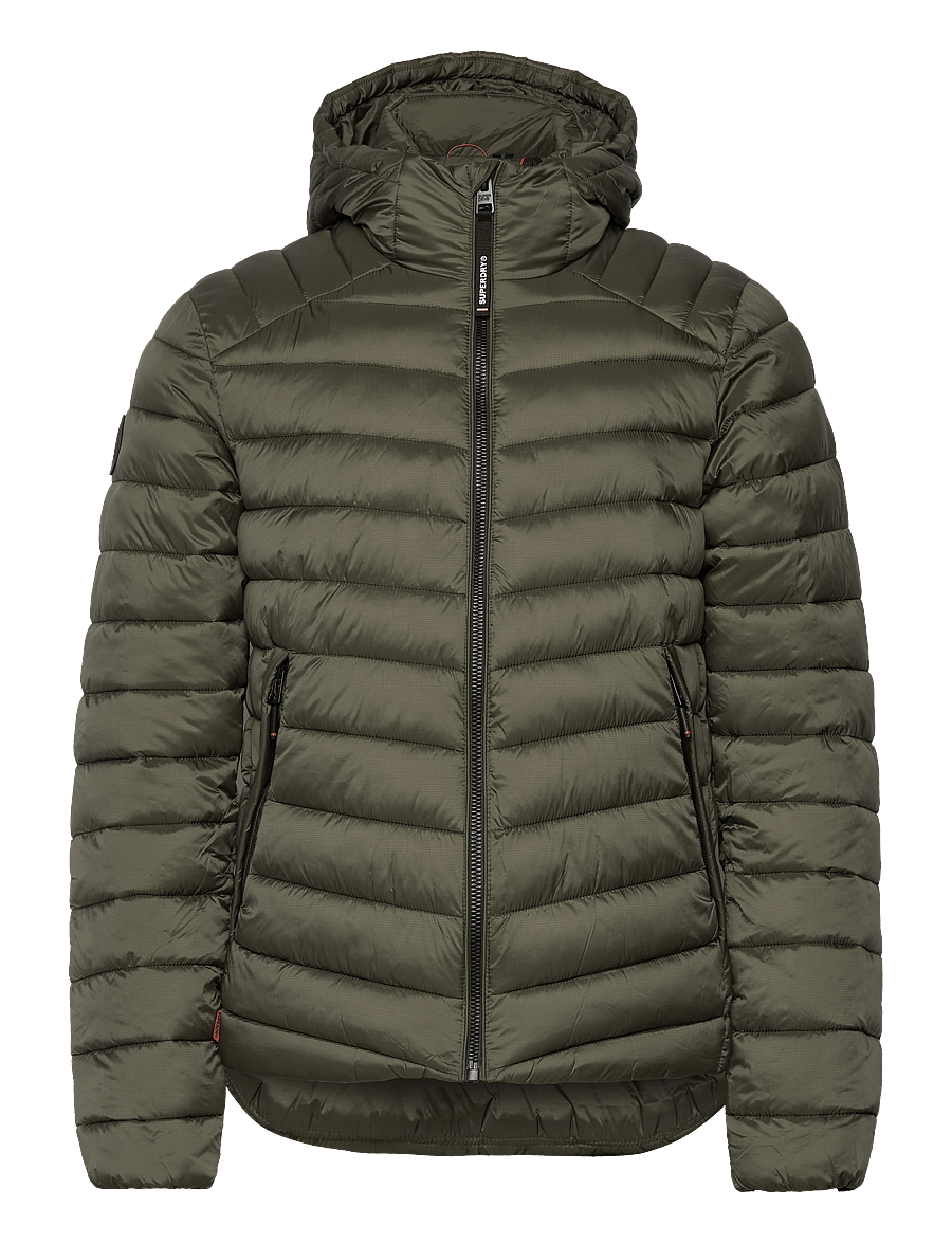 Superdry - HOODED FUJI SPORT PADDED JKT - frühlingsjacken - army khaki - 1