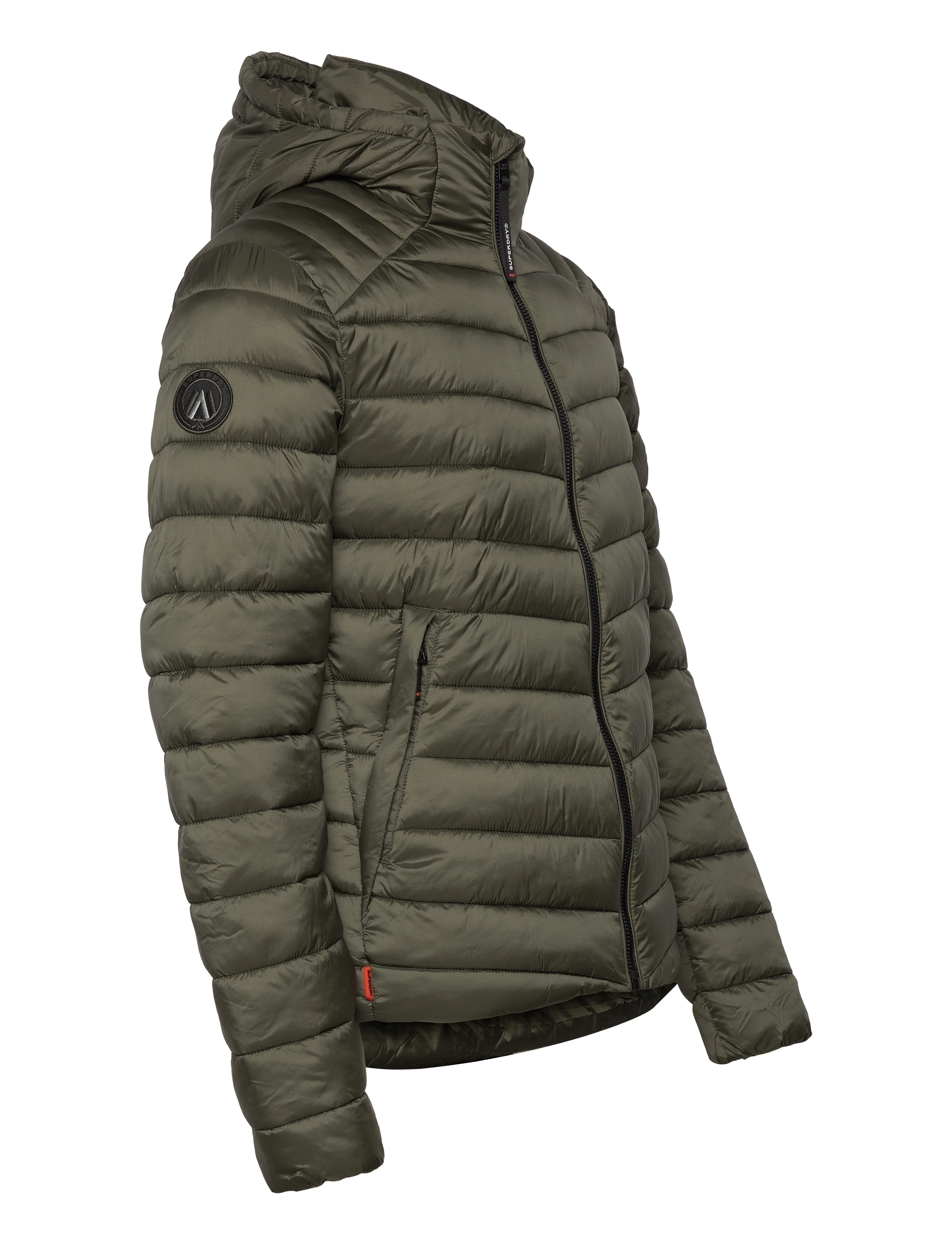 Superdry - HOODED FUJI SPORT PADDED JKT - forårsjakker - army khaki - 3