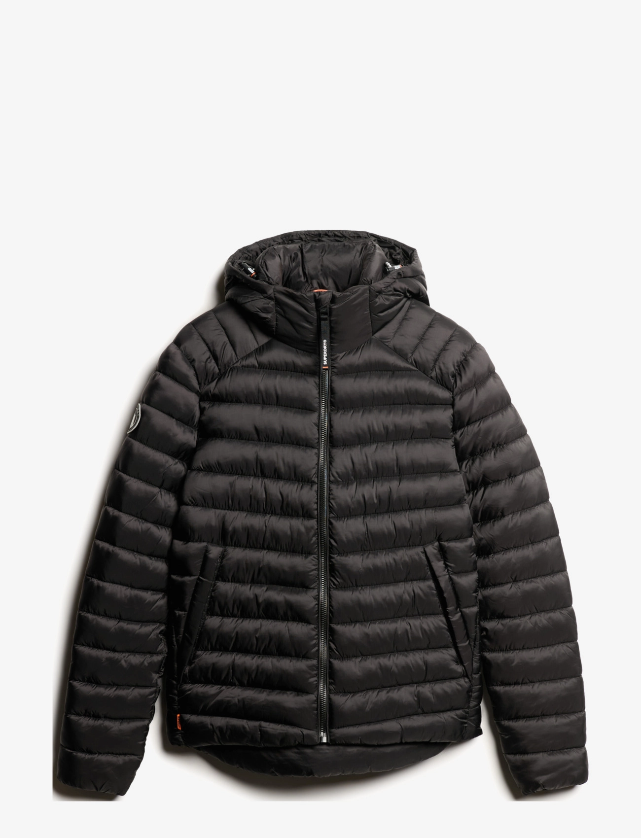 Superdry HOODED FUJI SPORT PADDED JKT - Riided - BLACK / black
