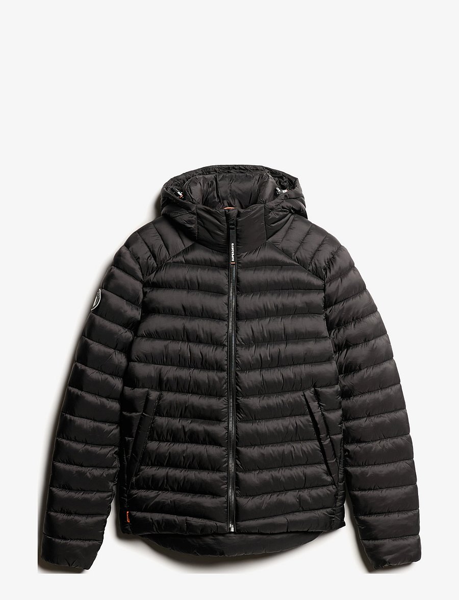 Superdry - HOODED FUJI SPORT PADDED JKT - vestes de printemps - black - 1