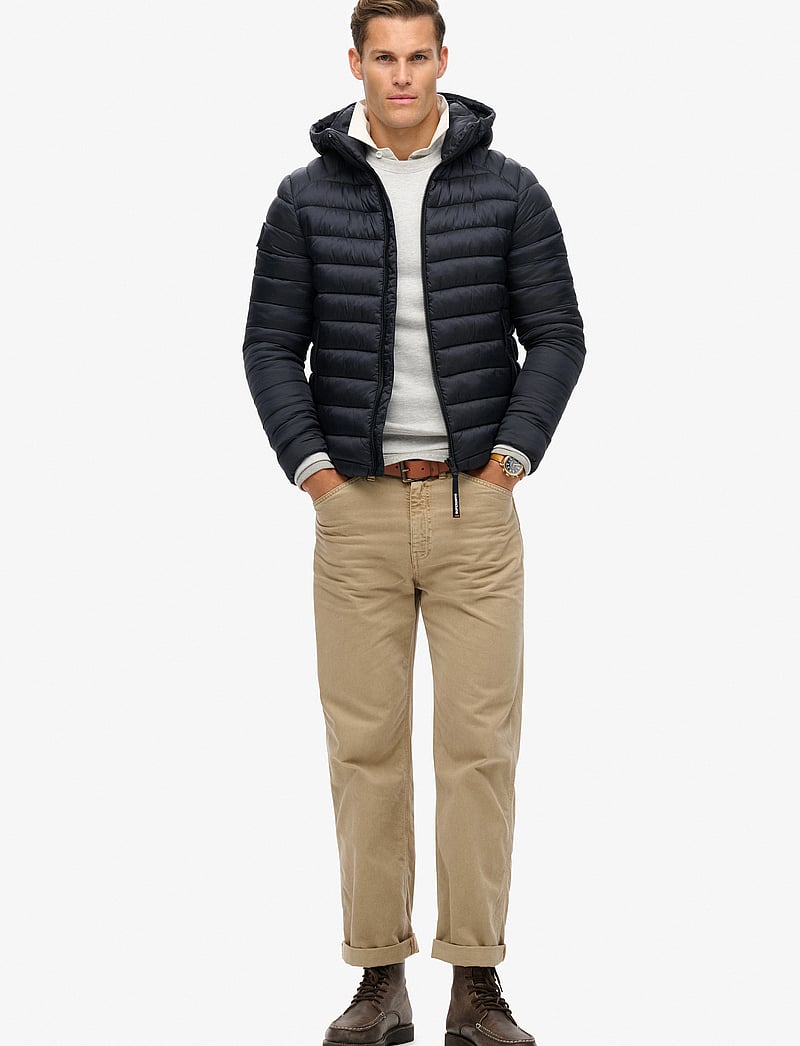 Superdry - HOODED FUJI SPORT PADDED JKT - herbstjacken - eclipse navy - 3