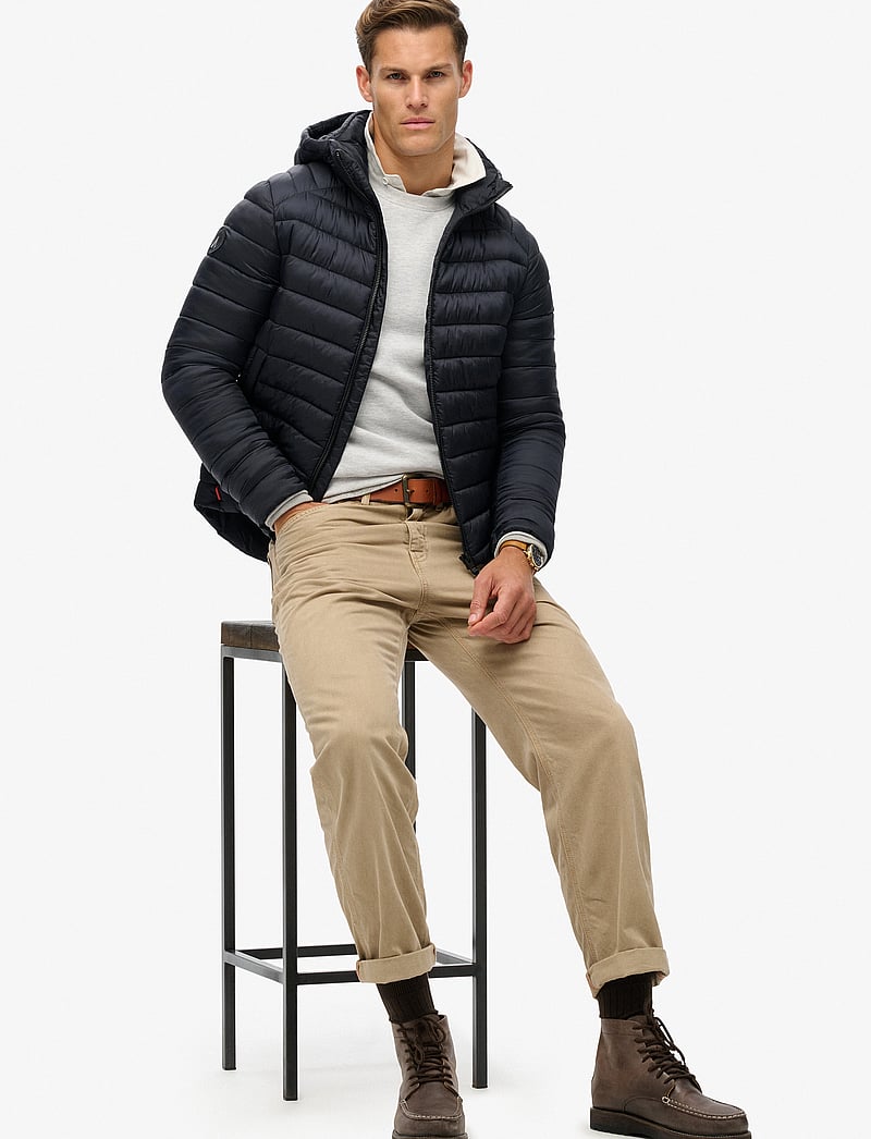 Superdry - HOODED FUJI SPORT PADDED JKT - herbstjacken - eclipse navy - 5