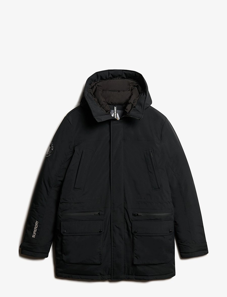 Superdry - CITY PADDED PARKA JACKET - parkas - black - 1